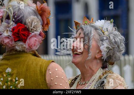 Steampunk in Blist Hill Victorian Town Stockfoto