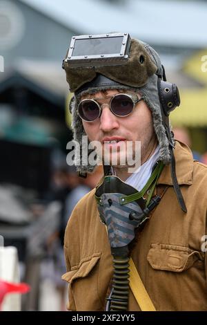 Steampunk in Blist Hill Victorian Town Stockfoto