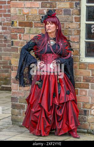 Steampunk in Blist Hill Victorian Town Stockfoto