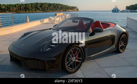 Neuer Porsche 911 Carrera GTS Cabriolet. Stockfoto