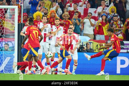 Lamine Yamal, ESP 19 im Best of 16-Spiel SPANIEN, Georgien. , . Am 30. Juni 2024 in Köln. Fotograf: ddp Images/STAR-Images Credit: ddp Media GmbH/Alamy Live News Stockfoto