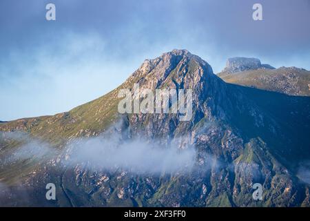 Ben loyal vom Damm über den Kyle of Tongue, Sutherland, Schottland Stockfoto