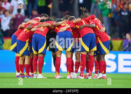 Köln, Deutschland. 30. Juni 2024. Team ESP im Best of 16-Spiel SPANIEN, Georgien. Am 30. Juni 2024 in Köln. Fotograf Credit: Peter Schatz/Alamy Live News Stockfoto