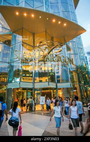 Thailand, Bangkok, Siam Paragon Shopping Center an der Rama I Road. Stockfoto