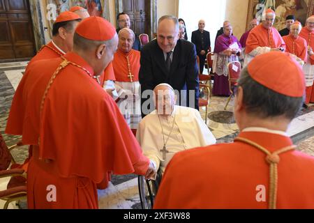 **KEIN LIBRI** Italien, Rom, Vatikan, 2024.7.1. Quelle: Independent Photo Agency Srl/Alamy Live News Stockfoto