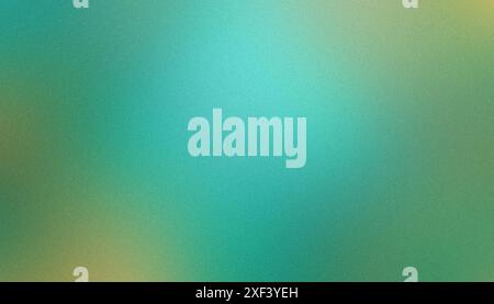 Subtile, körnige Textur auf einem beruhigenden grün-gelben Farbverlauf Stockfoto