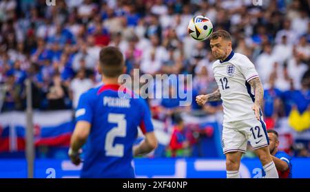 Gelsenkirchen, Deutschland. 30. Juni 2024. Kieran Trippier (eng) England - Slowakei England - Slowakei .06,2024 Credit: Moritz Müller/Alamy Live News Stockfoto