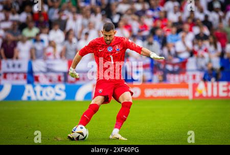 Gelsenkirchen, Deutschland. 30. Juni 2024. Martin Dubravka (Slowakei) England - Slowakei England - Slowakei .06,2024 Credit: Moritz Muller/Alamy Live News Stockfoto