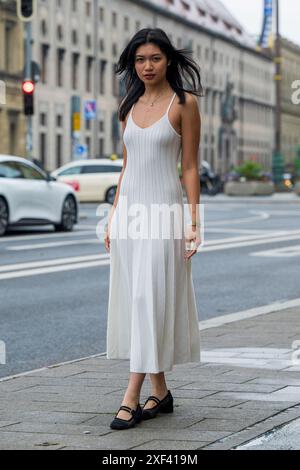 München, Deutschland. Juli 2024. Nhung Hong bei der Sommerbrise im Rahmen der Filmfestspiele München. Quelle: Peter Kneffel/dpa/Alamy Live News Stockfoto