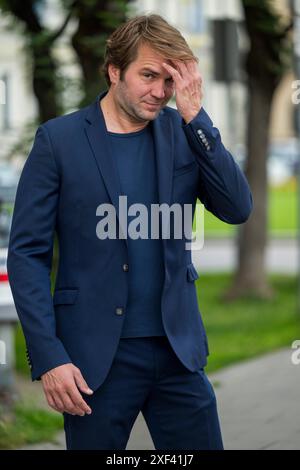 München, Deutschland. Juli 2024. Pierre Kiwitt bei der Sommerbrise im Rahmen der Filmfestspiele München. Quelle: Peter Kneffel/dpa/Alamy Live News Stockfoto