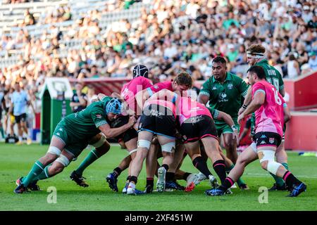 Chicago, USA, 29. Juni 2024. Major League Rugby (MLR) - Chicago Hounds vs. Miami Sharks. Stockfoto