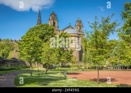 Geografie / Reise, Großbritannien, Schottland, Pfarrkirche St. Cuthbert in Princes Street Gardens, ADDITIONAL-RIGHTS-CLEARANCE-INFO-NOT-AVAILABLE Stockfoto