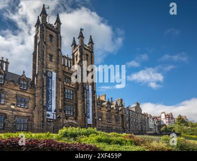 Geografie / Reise, Großbritannien, Schottland, New College am Rande der Altstadt von Edinburgh, ADDITIONAL-RIGHTS-CLEARANCE-INFO-NOT-AVAILABLE Stockfoto