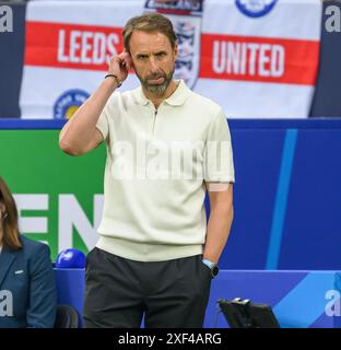 Gelsenkirchen, Deutschland. 30. Juni 2024 - England gegen Slowakei - UEFA Euro 2024 - R16 - Gelsenkirchen. England Manager Gareth Southgate. Bild : Mark Pain / Alamy Live News Stockfoto