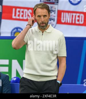 Gelsenkirchen, Deutschland. 30. Juni 2024 - England gegen Slowakei - UEFA Euro 2024 - R16 - Gelsenkirchen. England Manager Gareth Southgate. Bild : Mark Pain / Alamy Live News Stockfoto