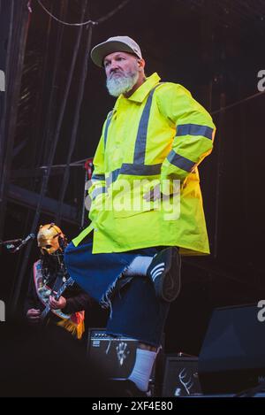 Die amerikanische Band Limp Bizkit trat 2024 auf dem Copenhell Festival auf. Anrede: Andrea Pinna Stockfoto