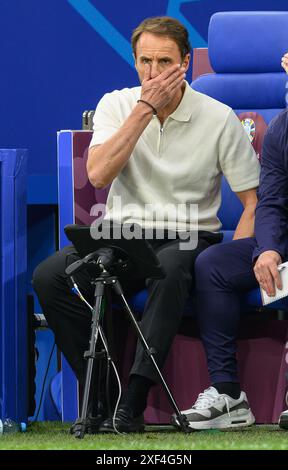 30. Juni 2024 - England gegen Slowakei - UEFA Euro 2024 - R16 - Gelsenkirchen. England Manager Gareth Southgate. Bild : Mark Pain / Alamy Live News Stockfoto