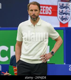 30. Juni 2024 - England gegen Slowakei - UEFA Euro 2024 - R16 - Gelsenkirchen. England Manager Gareth Southgate. Bild : Mark Pain / Alamy Live News Stockfoto