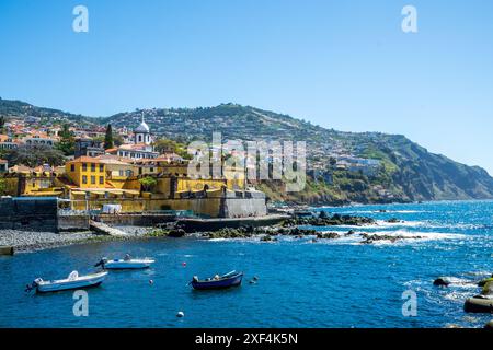 Das Fort von São Tiago befindet sich im historischen Zentrum von Funchal, Madeira. Madeira, Stockfoto