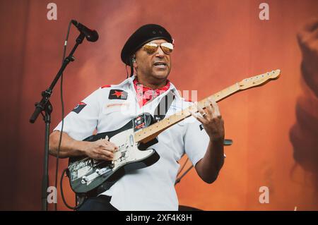 Der us-amerikanische Gitarrist Ton Morello trat beim Copenhell Festival 2024 auf. Anrede: Andrea Pinna Stockfoto