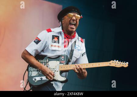 Der us-amerikanische Gitarrist Ton Morello trat beim Copenhell Festival 2024 auf. Anrede: Andrea Pinna Stockfoto