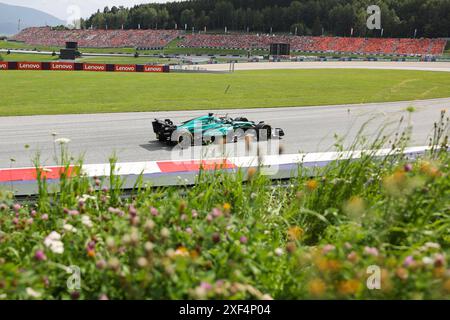 18 Lance Walk (Aston Martin Aramco Formel-1-Team, #18), AUT, Oesterreich, Formel-1-Weltmeisterschaft, Großer Preis Österreichs, 30.06.2024 Foto: Eibner-Pressefoto/Annika Graf Stockfoto