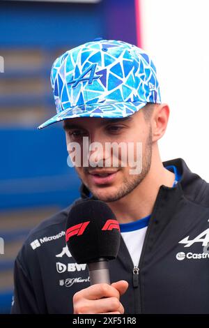 Barcelona, Spanien. Juni 2024. 20.06.2024, Circuit de Catalunya, Barcelona, Formel 1 Aramco Grand Prix von Spanien 2024, im Bild Esteban Ocon (FRA), Alpine F1 Team Credit: dpa/Alamy Live News Stockfoto