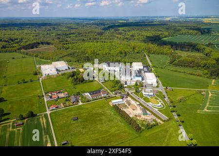 Luftaufnahme, Betriebsgelände Ritzenhoff AG, Essentho, Waldgebiet Marsberg, Sauerland, Nordrhein-Westfalen, Deutschland, Luftbild, Ritzenhoff AG, Stockfoto