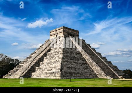 Maya-Pyramide in Chichen-Itza, Mexiko Stockfoto