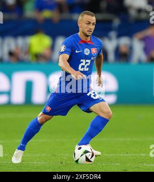 Der Slowakische Stanislav Lobotka während der UEFA Euro 2024, Achtelfinale in der Arena AufSchalke in Gelsenkirchen. Bilddatum: Sonntag, 30. Juni 2024. Stockfoto