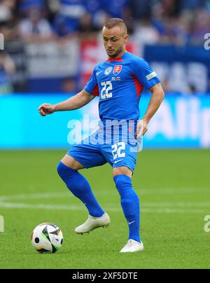 Der Slowakische Stanislav Lobotka während der UEFA Euro 2024, Achtelfinale in der Arena AufSchalke in Gelsenkirchen. Bilddatum: Sonntag, 30. Juni 2024. Stockfoto