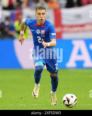 Der slowakische Peter Pekarik während der UEFA Euro 2024 im Achtelfinale in der Arena AufSchalke in Gelsenkirchen. Bilddatum: Sonntag, 30. Juni 2024. Stockfoto