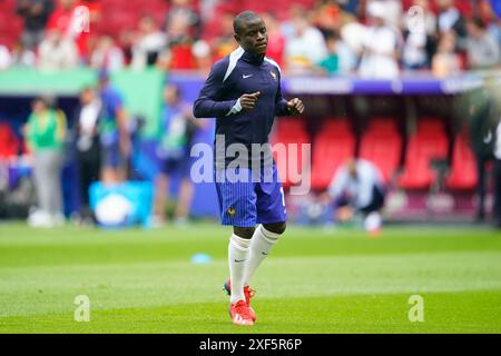 Düsseldorf, Deutschland. Juli 2024. Während des Spiels der UEFA Euro 2024 zwischen Frankreich und Belgien, das Achtelfinale, fand am 1. Juli 2024 in Düsseldorf statt. (Foto: Sergio Ruiz/PRESSINPHOTO) Credit: PRESSINPHOTO SPORTS AGENCY/Alamy Live News Stockfoto