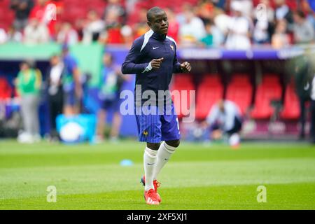 Düsseldorf, Deutschland. Juli 2024. Während des Spiels der UEFA Euro 2024 zwischen Frankreich und Belgien, das Achtelfinale, fand am 1. Juli 2024 in Düsseldorf statt. (Foto: Sergio Ruiz/SIPA USA) Credit: SIPA USA/Alamy Live News Stockfoto