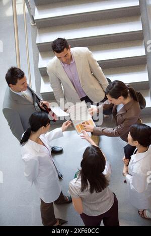 Fatronik Forschungszentrum, San Sebastian Technologiepark, Donostia, Gipuzkoa, Baskenland. Geschäftsleute und Techniker Stockfoto