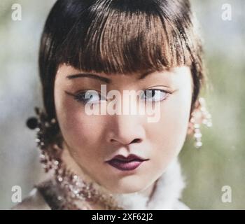 ANNA MAY WONG (1905–1961) US-amerikanische Filmschauspielerin über 1924 Stockfoto