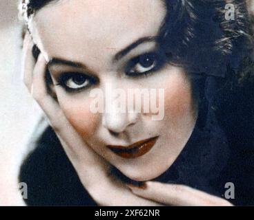 DOLORES DEL RIO (1904–1983) mexikanische Filmschauspielerin um 1935 Stockfoto