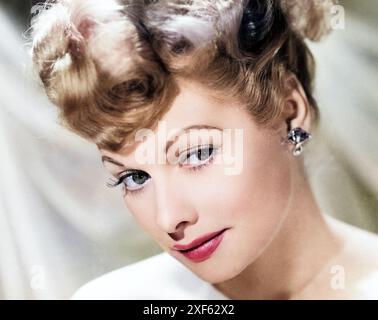 LUCILLE BALL (1911–1989) US-amerikanische Filmschauspielerin und Geschäftsfrau um 1940 Stockfoto