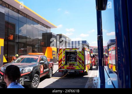 Barcelona, Spanien. Juni 2024. 22.06.2024, Circuit de Catalunya, Barcelona, Formel 1 Aramco Grand Prix von Spanien 2024, im Bild Credit: dpa/Alamy Live News Stockfoto