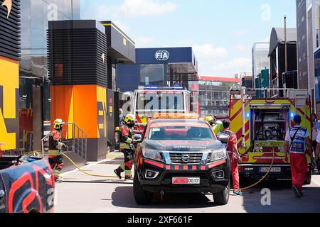 Barcelona, Spanien. Juni 2024. 22.06.2024, Circuit de Catalunya, Barcelona, Formel 1 Aramco Grand Prix von Spanien 2024, im Bild Credit: dpa/Alamy Live News Stockfoto