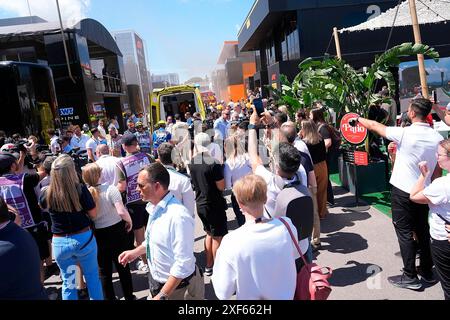 Barcelona, Spanien. Juni 2024. 22.06.2024, Circuit de Catalunya, Barcelona, Formel 1 Aramco Grand Prix von Spanien 2024, im Bild Credit: dpa/Alamy Live News Stockfoto