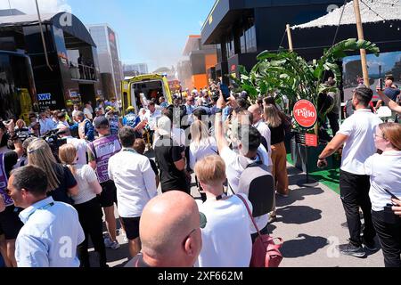 Barcelona, Spanien. Juni 2024. 22.06.2024, Circuit de Catalunya, Barcelona, Formel 1 Aramco Grand Prix von Spanien 2024, im Bild Credit: dpa/Alamy Live News Stockfoto