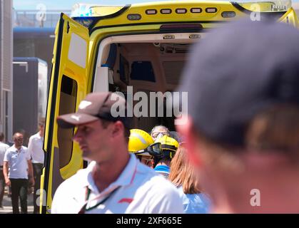 Barcelona, Spanien. Juni 2024. 22.06.2024, Circuit de Catalunya, Barcelona, Formel 1 Aramco Grand Prix von Spanien 2024, im Bild Credit: dpa/Alamy Live News Stockfoto