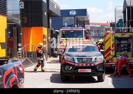 Barcelona, Spanien. Juni 2024. 22.06.2024, Circuit de Catalunya, Barcelona, Formel 1 Aramco Grand Prix von Spanien 2024, im Bild Credit: dpa/Alamy Live News Stockfoto