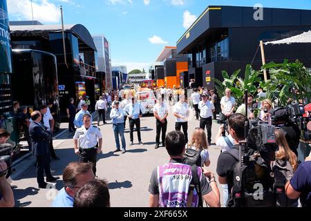 Barcelona, Spanien. Juni 2024. 22.06.2024, Circuit de Catalunya, Barcelona, Formel 1 Aramco Grand Prix von Spanien 2024, im Bild Credit: dpa/Alamy Live News Stockfoto
