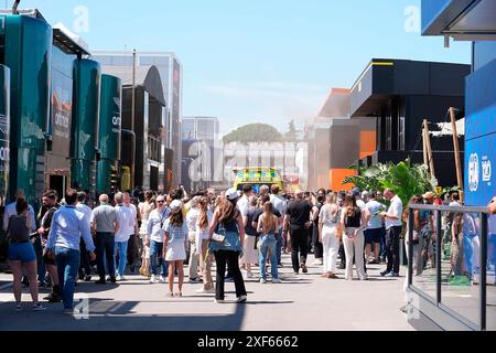Barcelona, Spanien. Juni 2024. 22.06.2024, Circuit de Catalunya, Barcelona, Formel 1 Aramco Grand Prix von Spanien 2024, im Bild Credit: dpa/Alamy Live News Stockfoto