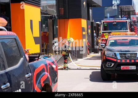 Barcelona, Spanien. Juni 2024. 22.06.2024, Circuit de Catalunya, Barcelona, Formel 1 Aramco Grand Prix von Spanien 2024, im Bild Credit: dpa/Alamy Live News Stockfoto