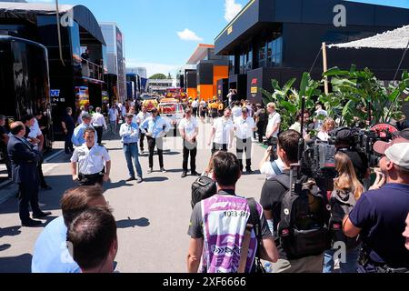 Barcelona, Spanien. Juni 2024. 22.06.2024, Circuit de Catalunya, Barcelona, Formel 1 Aramco Grand Prix von Spanien 2024, im Bild Credit: dpa/Alamy Live News Stockfoto