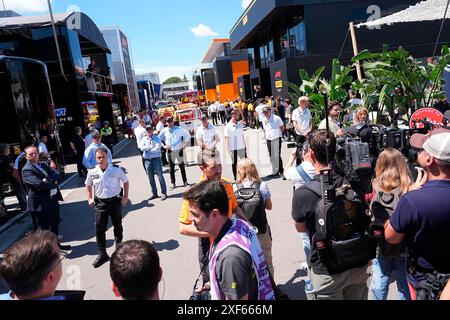 Barcelona, Spanien. Juni 2024. 22.06.2024, Circuit de Catalunya, Barcelona, Formel 1 Aramco Grand Prix von Spanien 2024, im Bild Credit: dpa/Alamy Live News Stockfoto