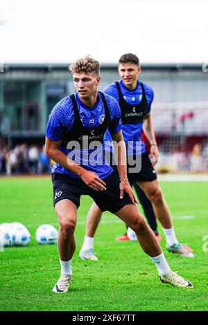 Jann-Fiete Arp (Holstein Kiel, #20) GER, Training Holstein Kiel, Fussball, Bundesliga, Saison 2024/25, 01.07.2024 Foto: Eibner-Pressefoto/Marcel von Fehrn Stockfoto